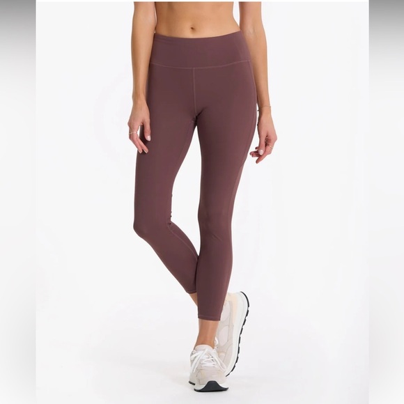 Vuori Women's XL Stride Legging Chestnut Dark Pink NWT 7/8 Length High Rise - Picture 2 of 8